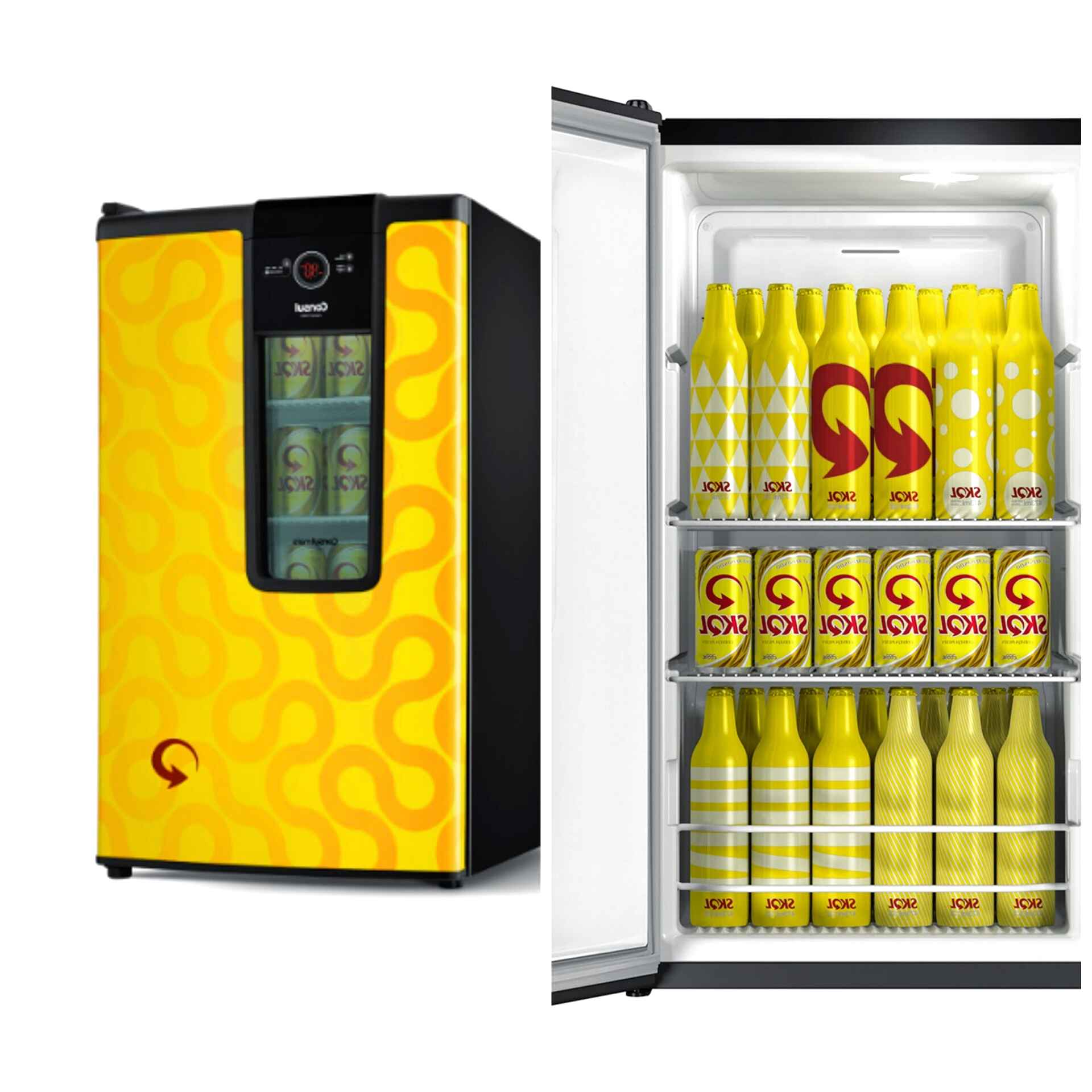 Acesso garantido ao frigobar do quarto